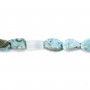 Larimar baroque brut x 40cm
