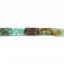 African turquoise rectangle 2x4mm x 39cm