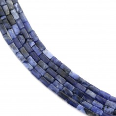 Retângulo de sodalita 2x4mm x 39cm