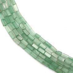 Aventurina retangular 2x4mm x 38cm