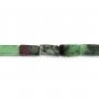 Ruby Zoisite rectangle 2x4mm x 39cm