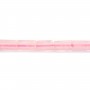 Quartz rose rectangle 2x4mm x 39cm
