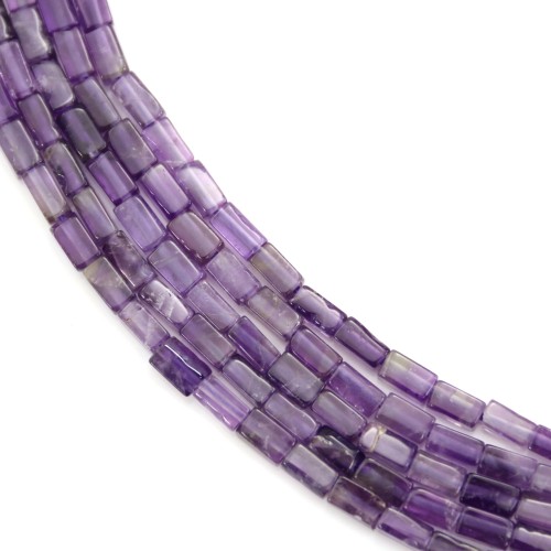 Amethyst rectangle 2.5x4.5mm x 39cm