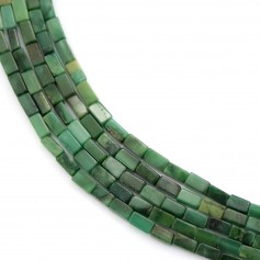 African Jade rectangle 2x4mm x 39cm