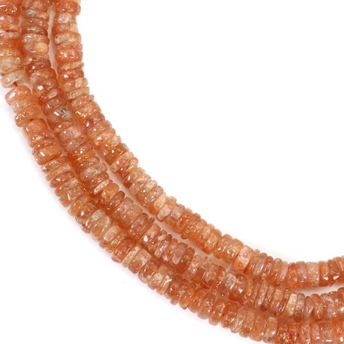 Pierre de Soleil rondelle heishi 4-5mm x 40cm