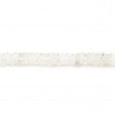 Pierre de Lune rondelle heishi 5-6mm x 40cm