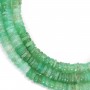 Chrysoprase rondelle heishi 4-5mm x 40cm