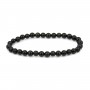 Obsidian round 6mm bracelet - Elastic x 1pc