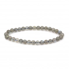 Bracelet Labradorite rond 6mm - Elastique x 1pc