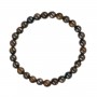Armband Bronzit rund 6mm - Elastisch x 1 Stk.