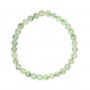 Prehnite bracelet round 6mm - Elastic x 1pc