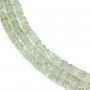 Prehnite rondelle heishi 4-5mm x 40cm