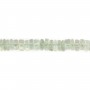 Rondelle de prehnite heishi 5-6mm x 40cm
