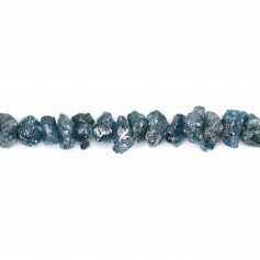 Diamante blu grezzo 2-3mm x 42cm