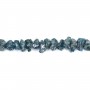 Diamante azul bruto 2-3mm x 42cm