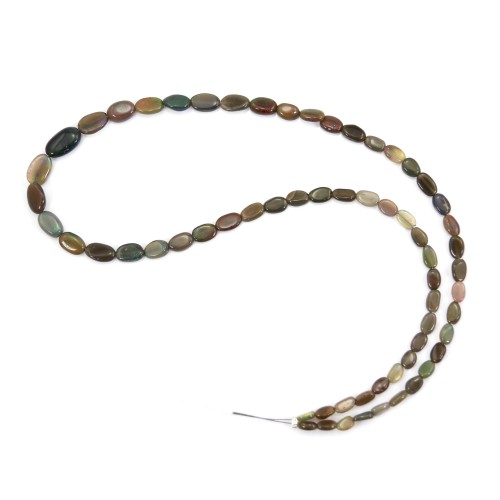 Äthiopischer schwarzer behandelte oval-barocker Opal x 40cm