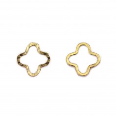 Separatore in ottone grezzo, a forma di trifoglio 6mm x 20 pezzi