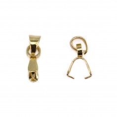 Attache pendentif 14mm - Aço Inoxidável 304 dourado x 2pcs
