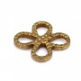 Intercalaire Trèfle in ottone grezzo 8mm x 10 pezzi