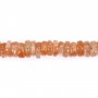 Sunstone heishi rondelle 7-8mm x 40cm