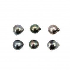 Tahiti cultured pearl in shape x 6pcs
