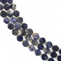 Sodalite hexagone plat 14mm x 38cm