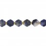 Sodalite esagono piatto 14mm x 38cm
