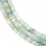 ```html
Amazonite rondelle esagonale sfaccettata 3x6mm x 38cm
```