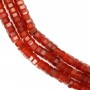 ```html
Agate rot hexagonale facettiert 3x6mm x 38cm
```