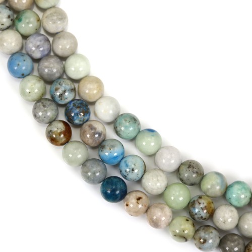 Hackmanite rond 8mm x 39cm