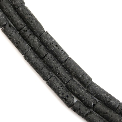 Gemstone de Lave tube 4x13mm x 39cm