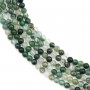 Moss agate round 3mm x 39cm