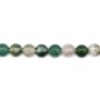 Moss agate round 4mm x 40cm