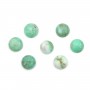 Cabochon de chrysoprase,de forme ronde,10mm x 1pc