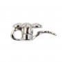 Argento 925 rodio Fermoir a fiore 20 mm x 1pz