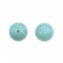 Amazonite semi percé tondo 12mm x 1pz