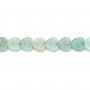 Amazonite coeur 6mm x 39cm