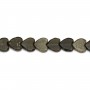 Obsidiana coração 6mm x 38cm