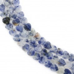 Sodalite coração 6mm x 38cm