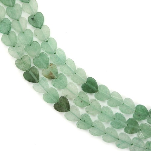 Aventurine heart 6mm x 38cm