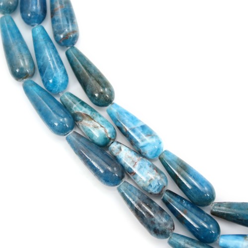 Apatite, goccia, 6x16mm x 40cm
