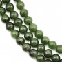 Jade Nefrita de Rusia redondo 8mm x 39cm