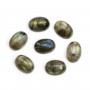 Cabochon labradorite ovale 10x14mm x 2pcs