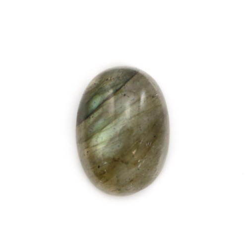 Oval Labradorite cabochon 10x14mm x 1pc