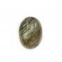 Cabochon labradorite ovale 10x14mm x 2pcs
