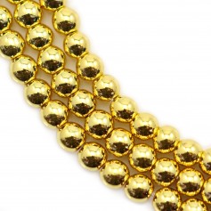 Golden hematite round 4mm x 40cm