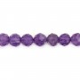 Faceted Round Amethyst 4mm x 40cm