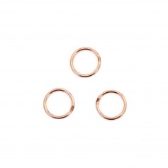 Roségold gefüllte 14 Karat geschlossene Ringe 0.64x6mm x 10 Stück
