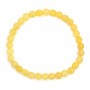 Honey Jade Bracelet round 6mm - Elastic x 1pc