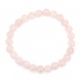 Armband Rosenquarz rund 8mm - Elastisch x 1 Stk.